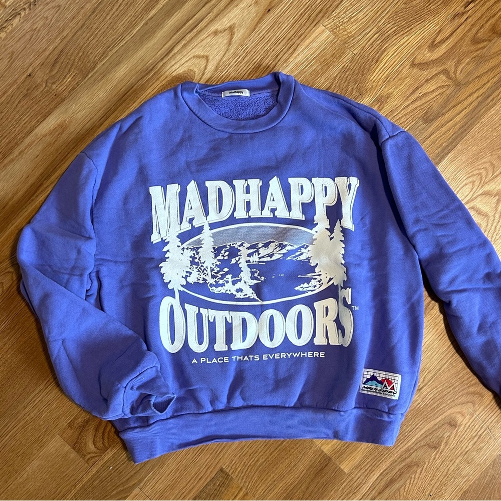 MADHAPPY OUTDOORS crewneck! Limited edition.